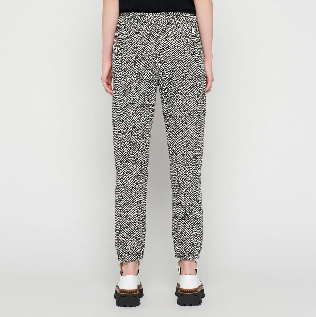 10 Days Cropped Jogger Herringbone