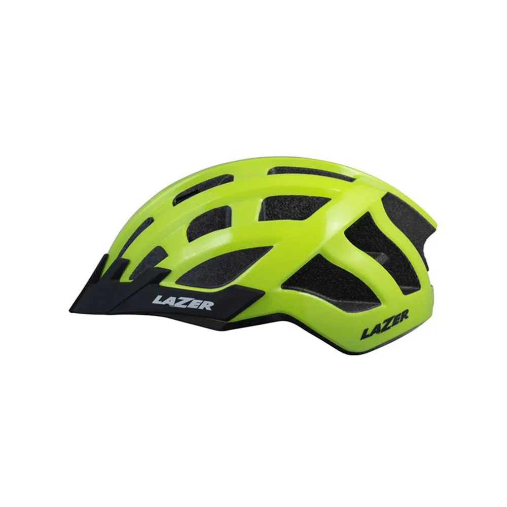 1080012 CASCO MTB COMPACT AMARILLO FOSFORESCENTE UNITALLA MARCA LAZER