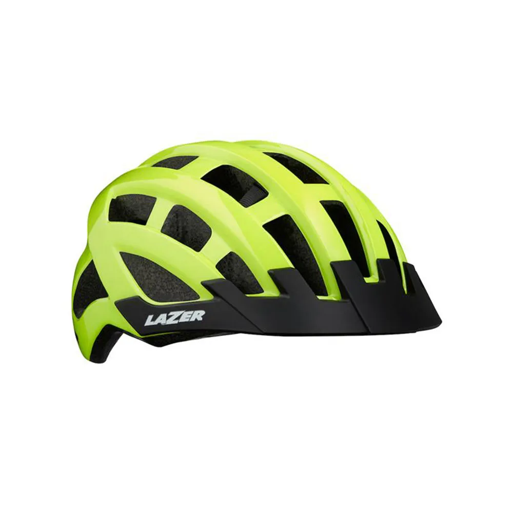 1080012 CASCO MTB COMPACT AMARILLO FOSFORESCENTE UNITALLA MARCA LAZER