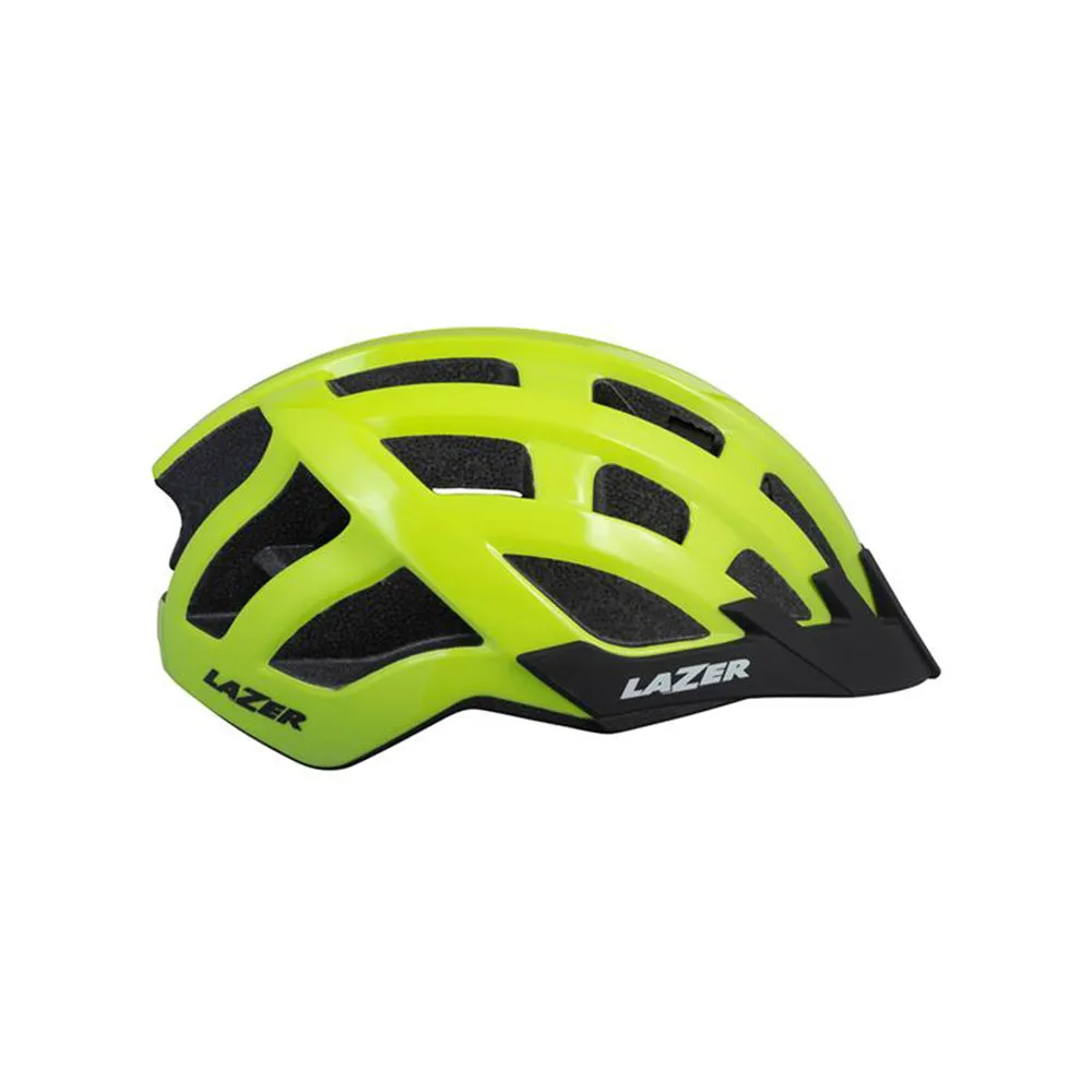 1080012 CASCO MTB COMPACT AMARILLO FOSFORESCENTE UNITALLA MARCA LAZER