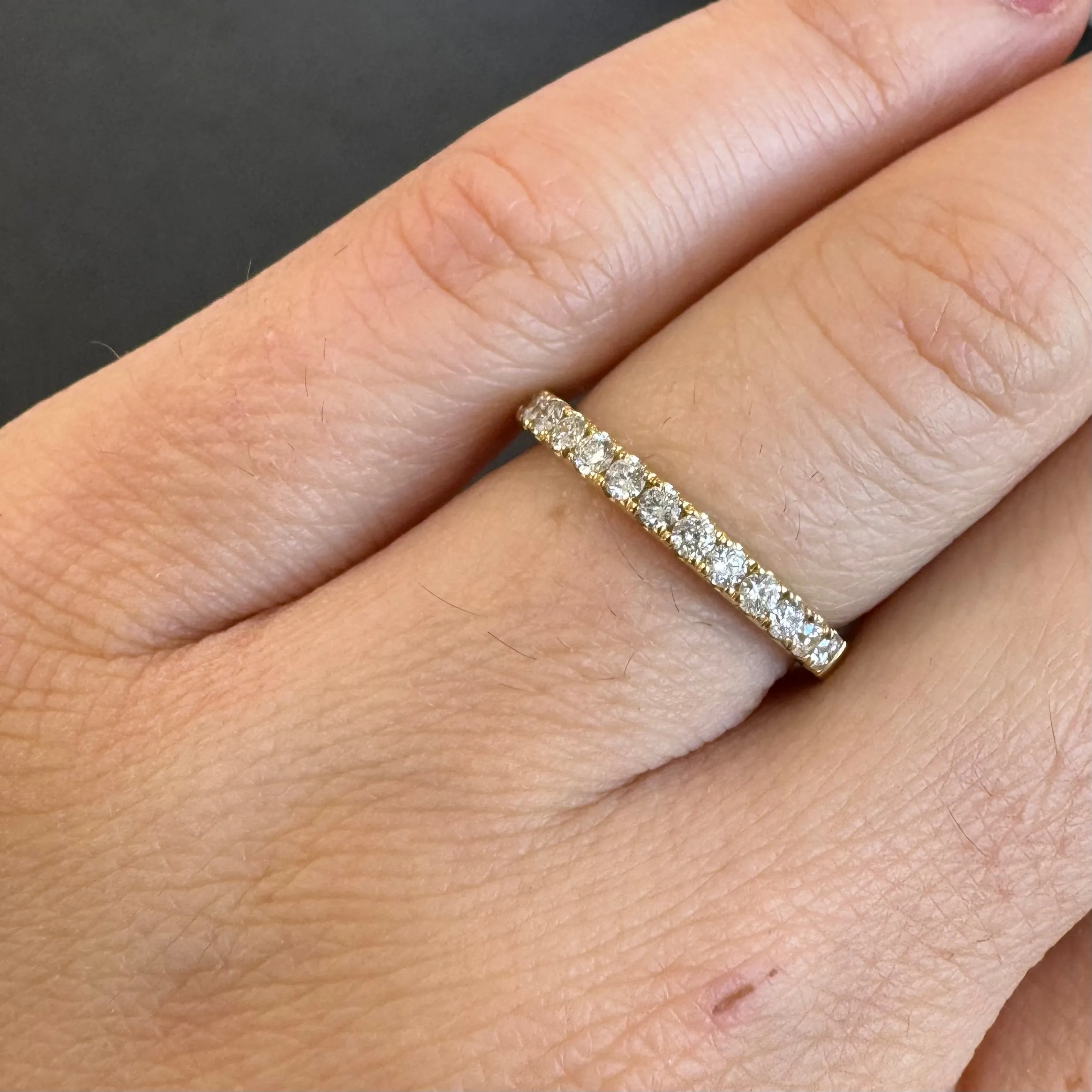 18ct Yellow Gold Diamond Eternity Ring