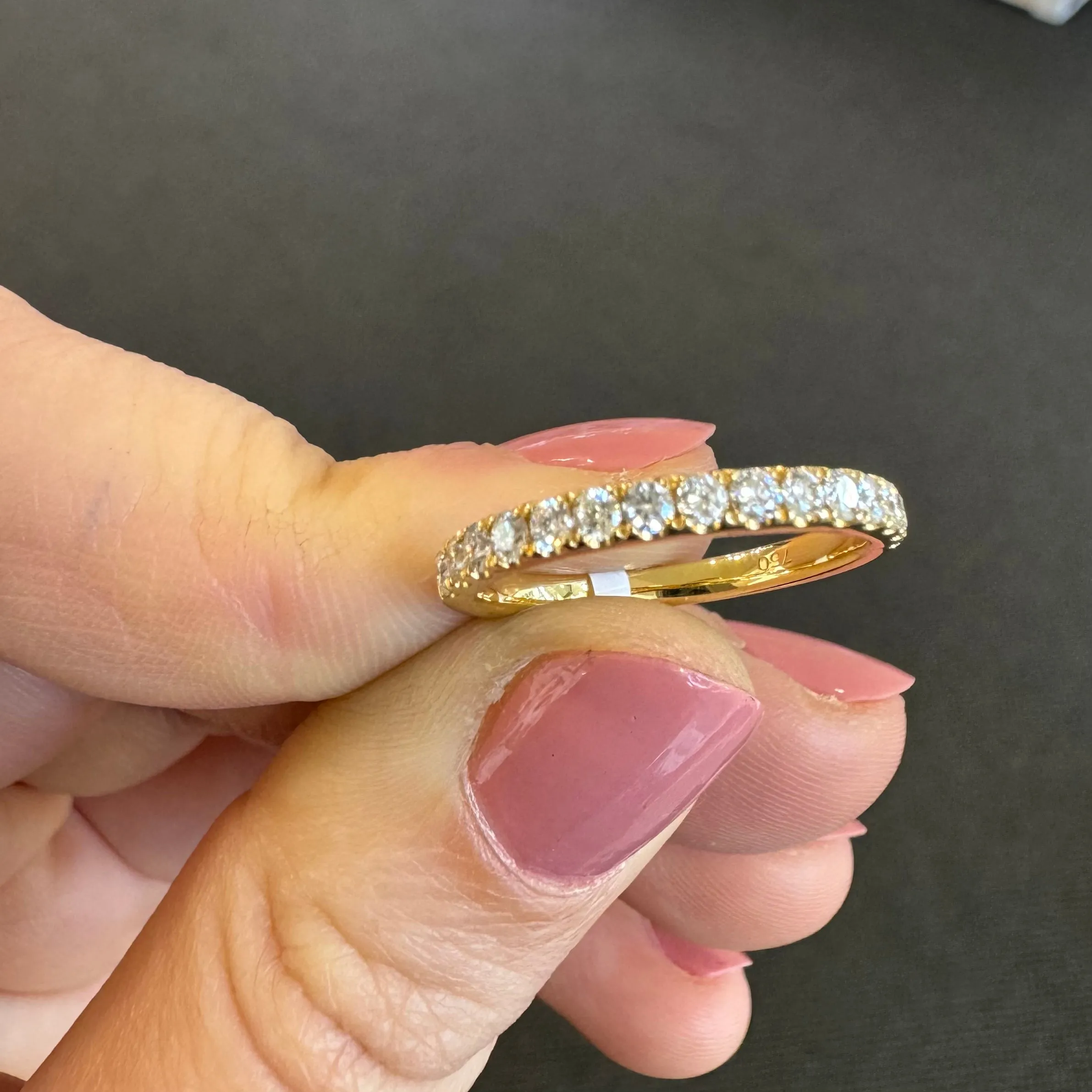 18ct Yellow Gold Diamond Eternity Ring