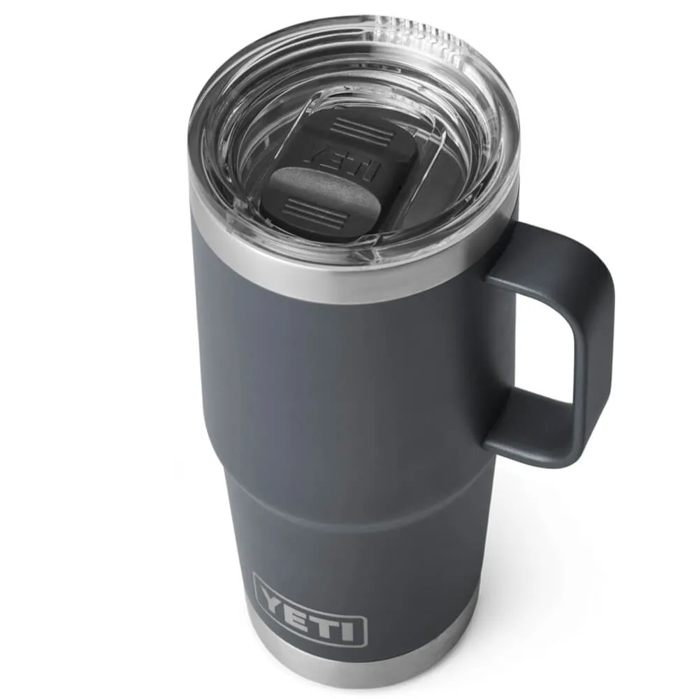 21071501169 TAZA RAMBLER 20oz TRAVEL MUG CON TAPA STRONGHOLD CHARCOAL MARCA YETI