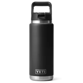 21071501822 TERMO RAMBLER 26oz STRAW BOTTLE NEGRO MARCA YETI