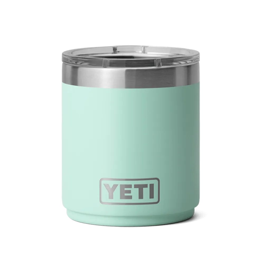 21071501962 TERMO RAMBLER 10oz LOWBALL 2.0 TAPA MAGNETICA SEAFOAM MARCA YETI