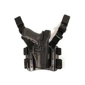 430600BK-R FUNDA PIERNERA DERECHA SERPA NIVEL 3 MARCA BLACKHAWK PARA GLOCK 17