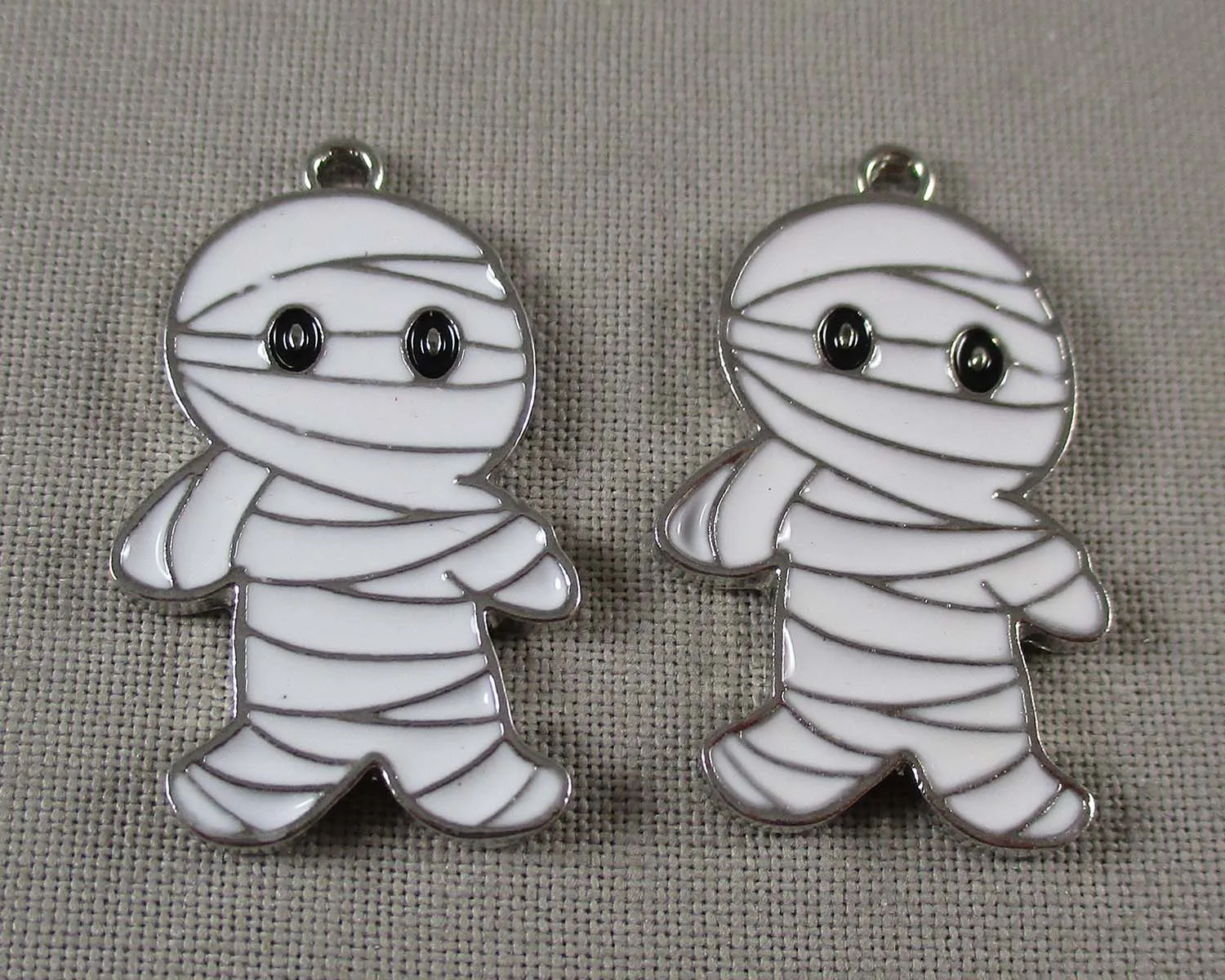 50% OFF!! Enamel Mummy Charms 2pcs (1201)