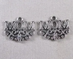 50% OFF!! Mom Charm Silver Tone 8pcs (0153)