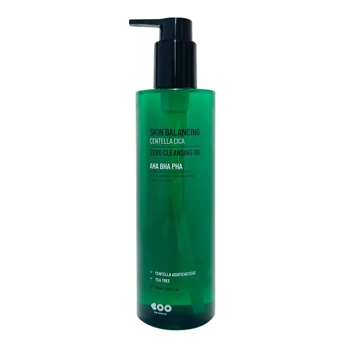 Aceite limpiador Dearboo Skin Balancing Centella Cica Zero Cleansing Oil 300ml