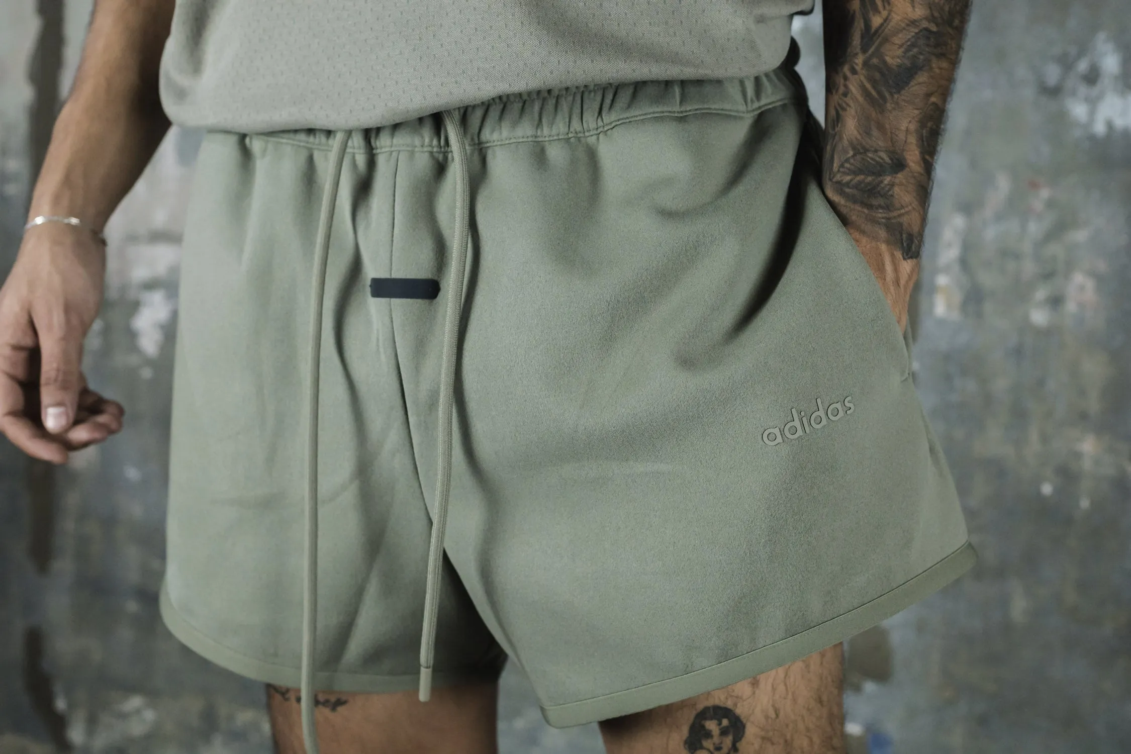 adidas Fear of God Athletics Suede Fleece Shorts