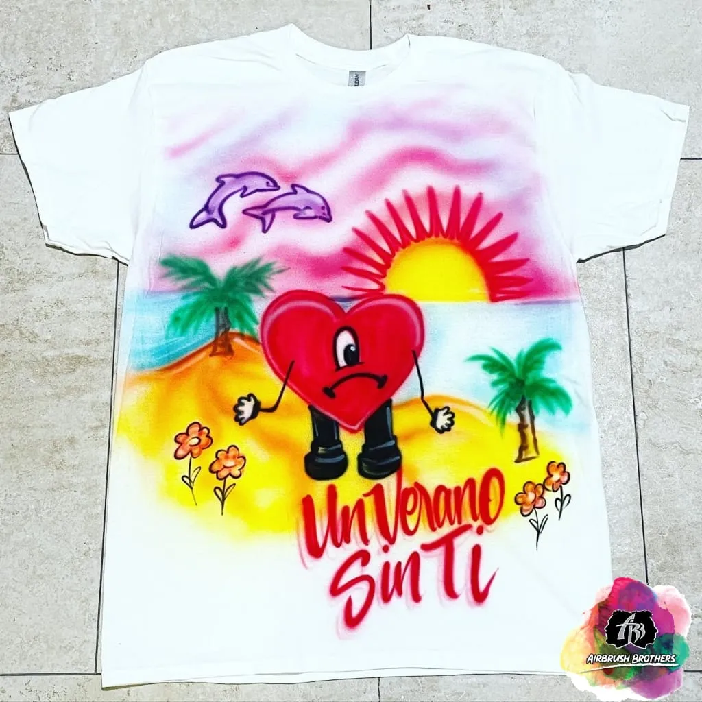 Airbrush Un Verano Sin Ti Shirt Design