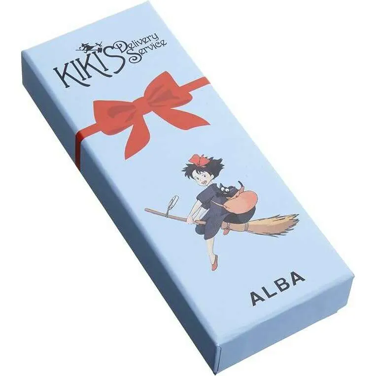 ALBA GHIBLI COLLABORATION KIKI'S DELIVERY SERVICE JIJI DESIGN BROWN LADIES WATCH ACCK405