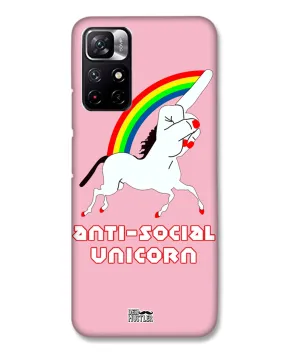 ANTI-SOCIAL UNICORN  | Redmi Note 11T 5G Phone Case