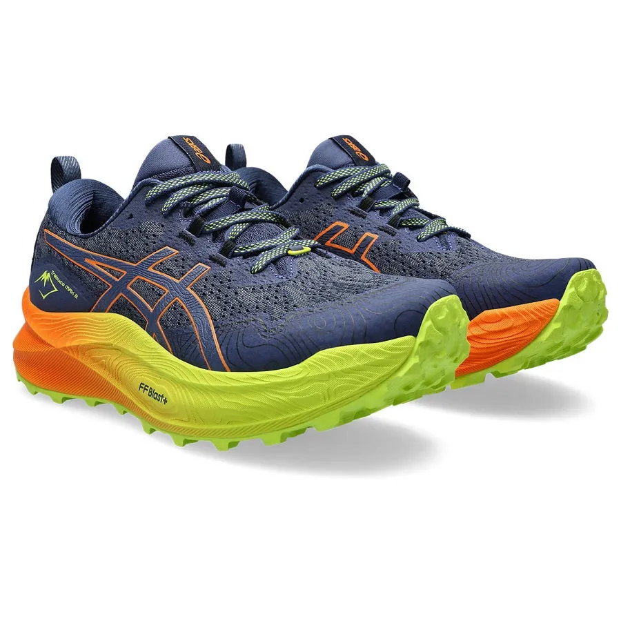 Asics Trabuco Max 2 Azul marino Naranja Verde