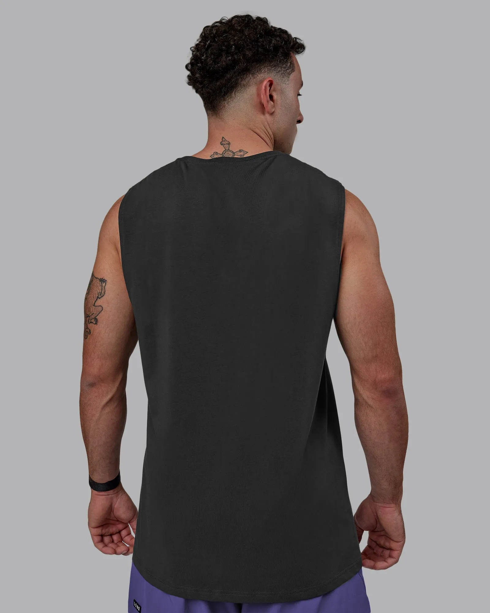 Base FLXCotton Tank - Pirate Black