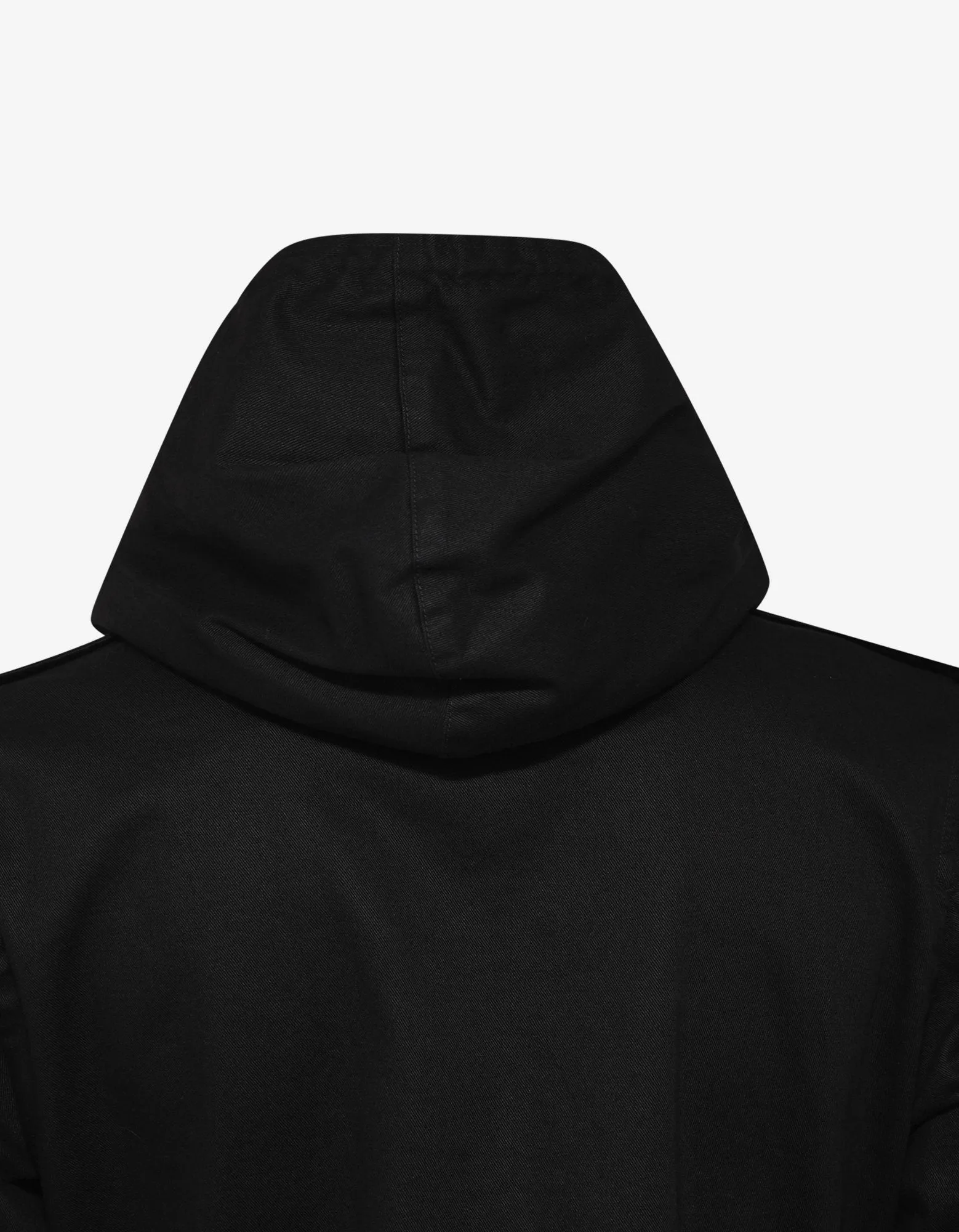 Black Logo Patch Parka