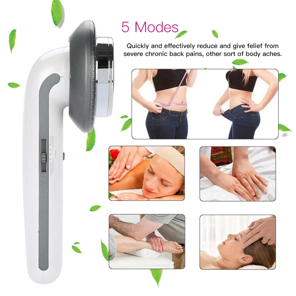 Body Slimming Massager 3 in 1 EMS Infrared Ultrasonic Massager Ultrasound Slimming Fat Burner Cavitation Face Beauty Machine