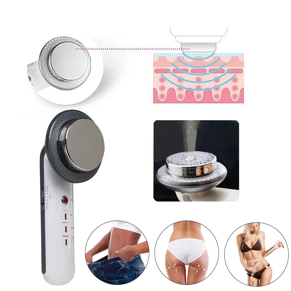 Body Slimming Massager 3 in 1 EMS Infrared Ultrasonic Massager Ultrasound Slimming Fat Burner Cavitation Face Beauty Machine