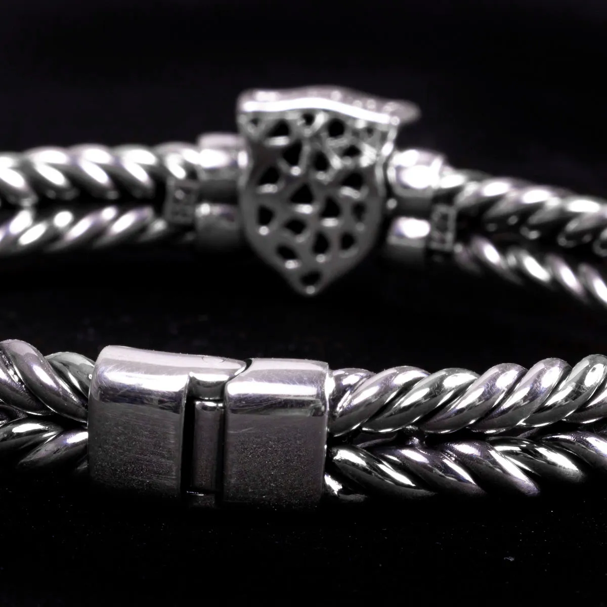 Brazalete Jaguar Plata 6.5