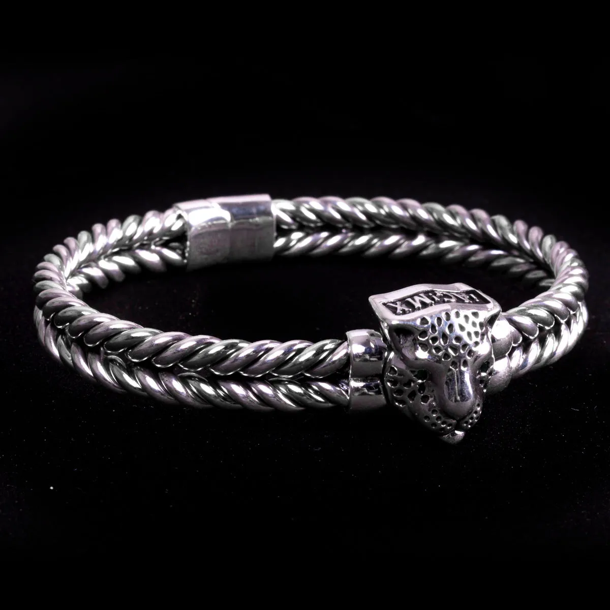 Brazalete Jaguar Plata 6.5