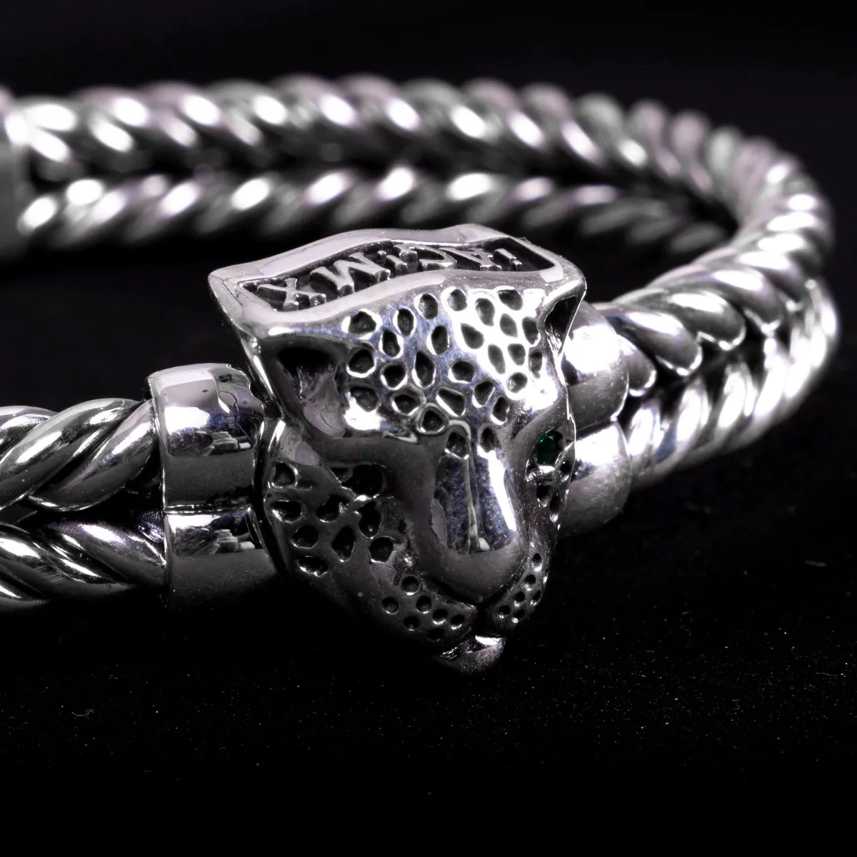 Brazalete Jaguar Plata 6.5