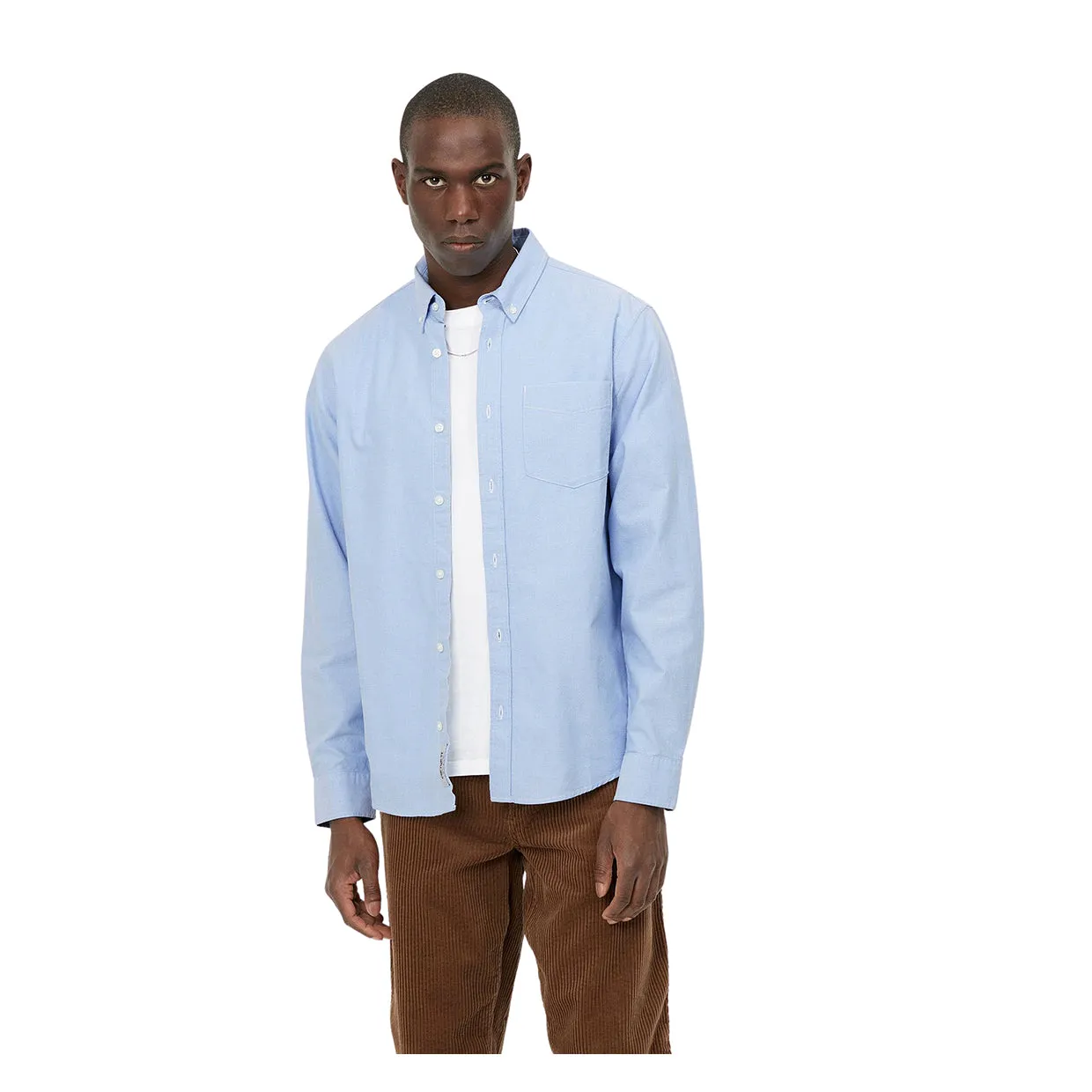 Camicia Carhartt WIP  L/S Button Down Pocket Celeste