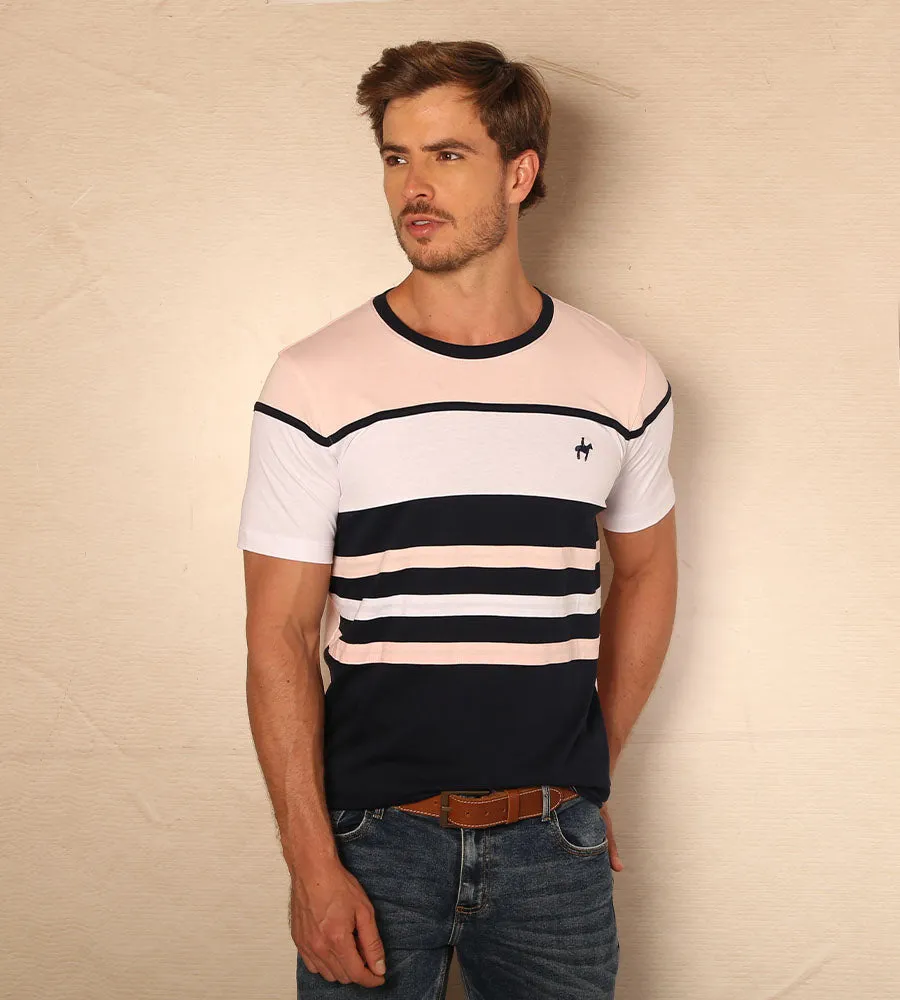 Camiseta Bloques Rosado Claro Ref. 149021123