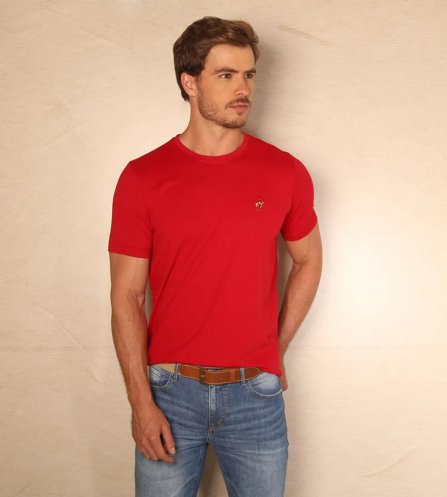 Camiseta Bordada C/R Rojo Ref. 152031223