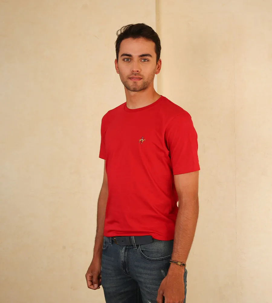 Camiseta Bordada C/R Rojo Ref. 152130424