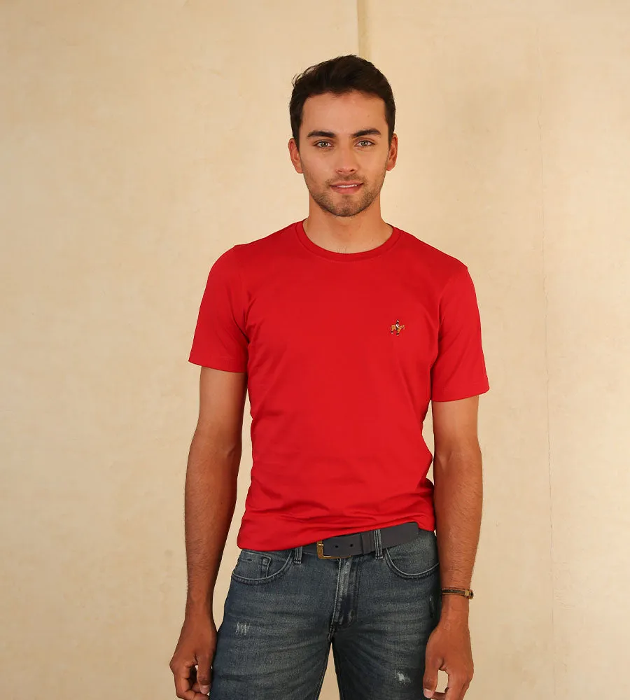 Camiseta Bordada C/R Rojo Ref. 152130424