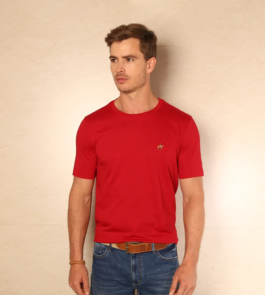 Camiseta Bordada F/E Roja Ref. 152040424