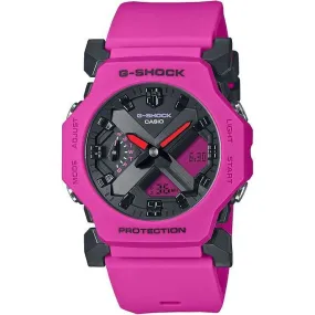 CASIO G-SHOCK DAY-DATE ANALOG DIGITAL DIAL RUBBER STRAP PINK MEN WATCH GA-2300-4AJF