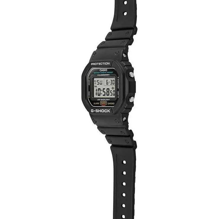 CASIO G-SHOCK DAY-DATE BLACK RUBBER STRAP MEN DIGITAL DIAL WATCH DW-5600UE-1JF