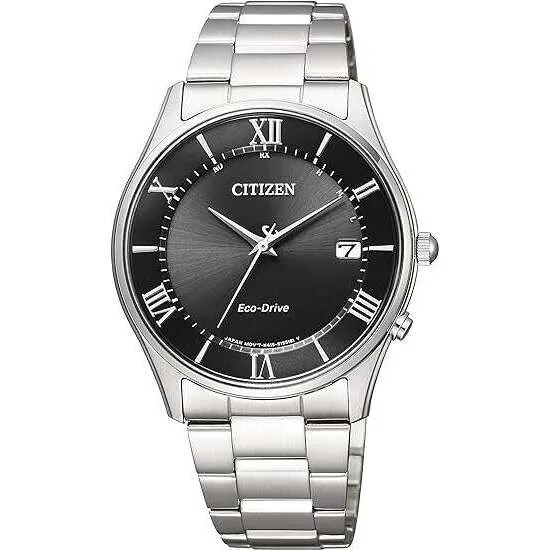 CITIZEN COLLECTION ECO DRIVE RADIO CONTROL SIMPLE ADJUST MEN WATCH AS1060-54E