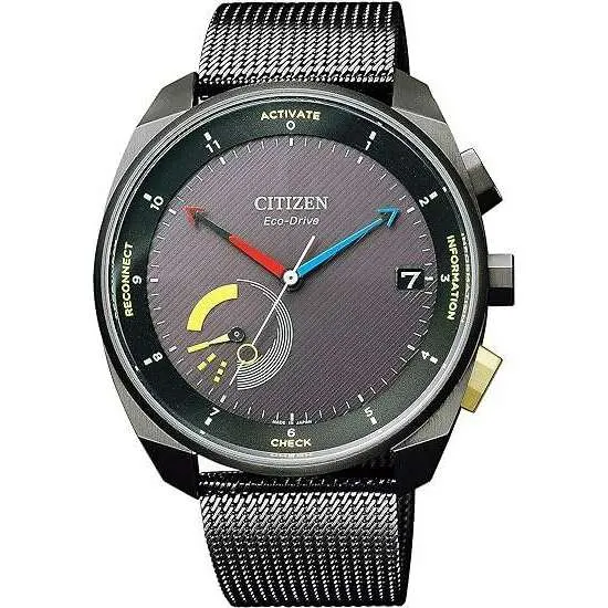 CITIZEN ECO DRIVE RIIIVER ANALOG SOLAR BLACK MEN WATCH BZ7005-74E