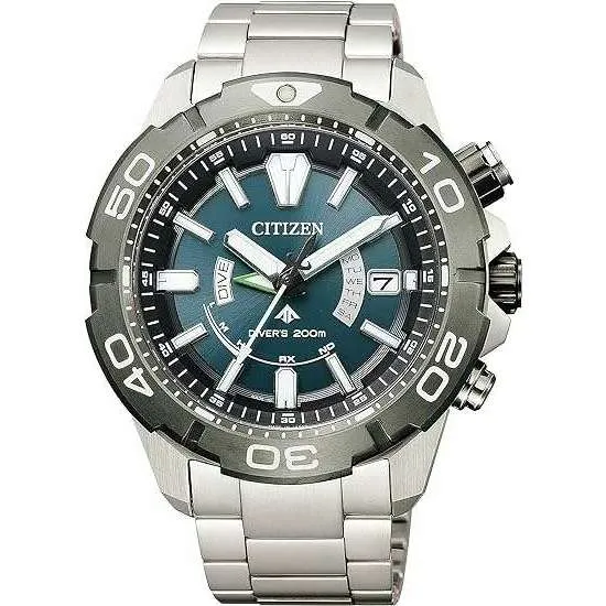 CITIZEN PROMASTER MARINE SERIES ECO DRIVE DIVER'S 200M SILVER MEN WATCH AS7145-69L