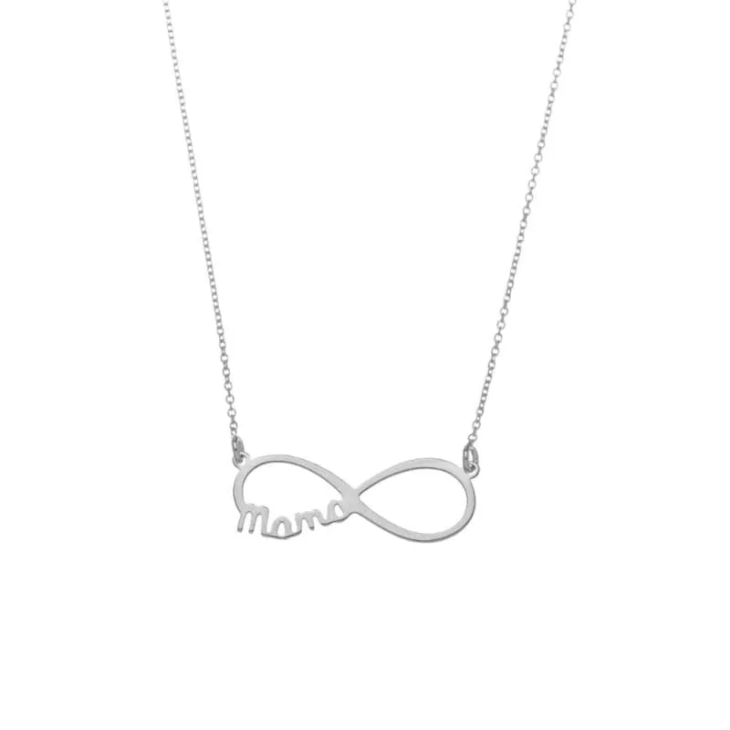 Collar Mama Infinito Plata