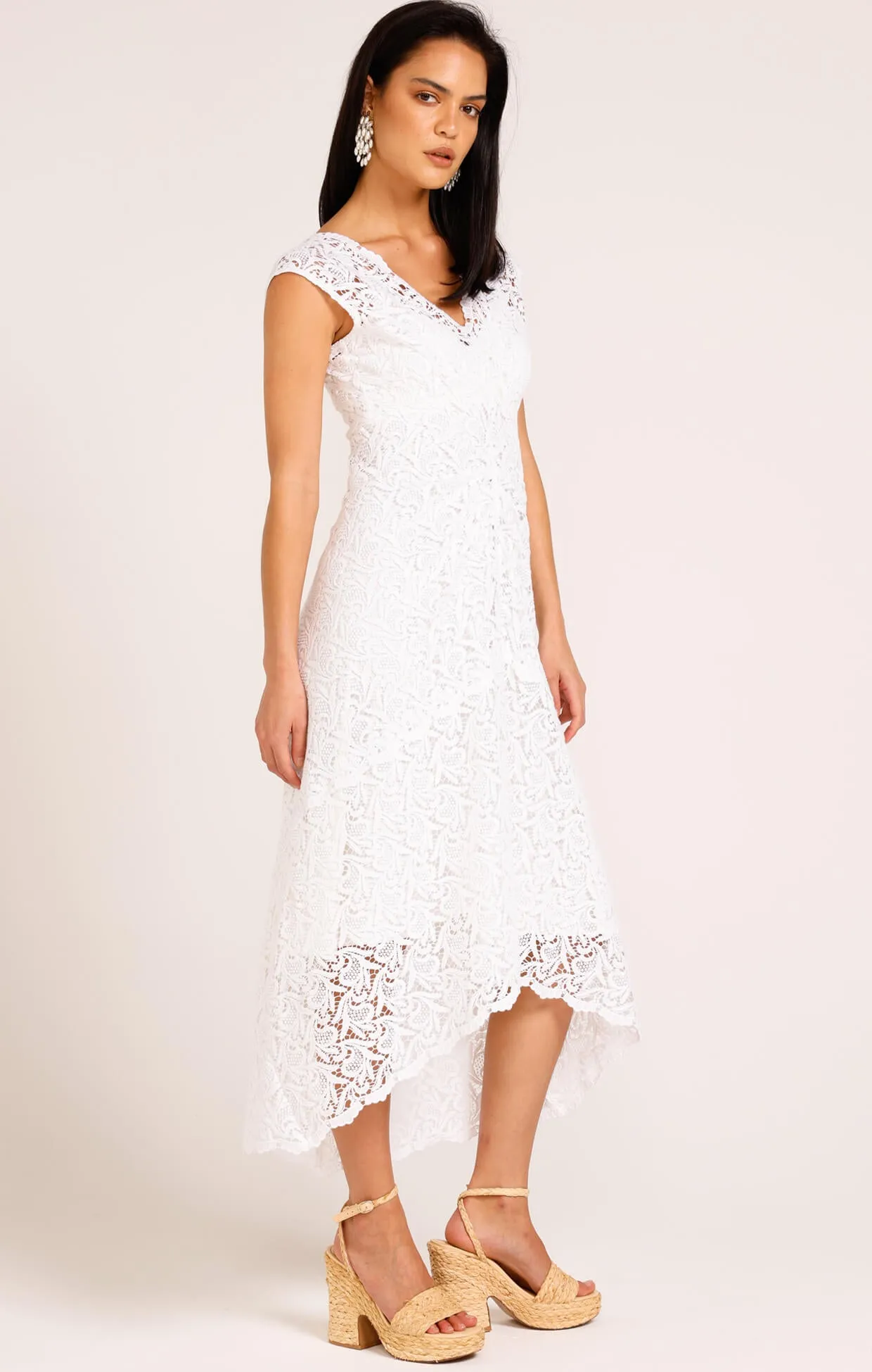 Don’t Be Light Dress - White Lace