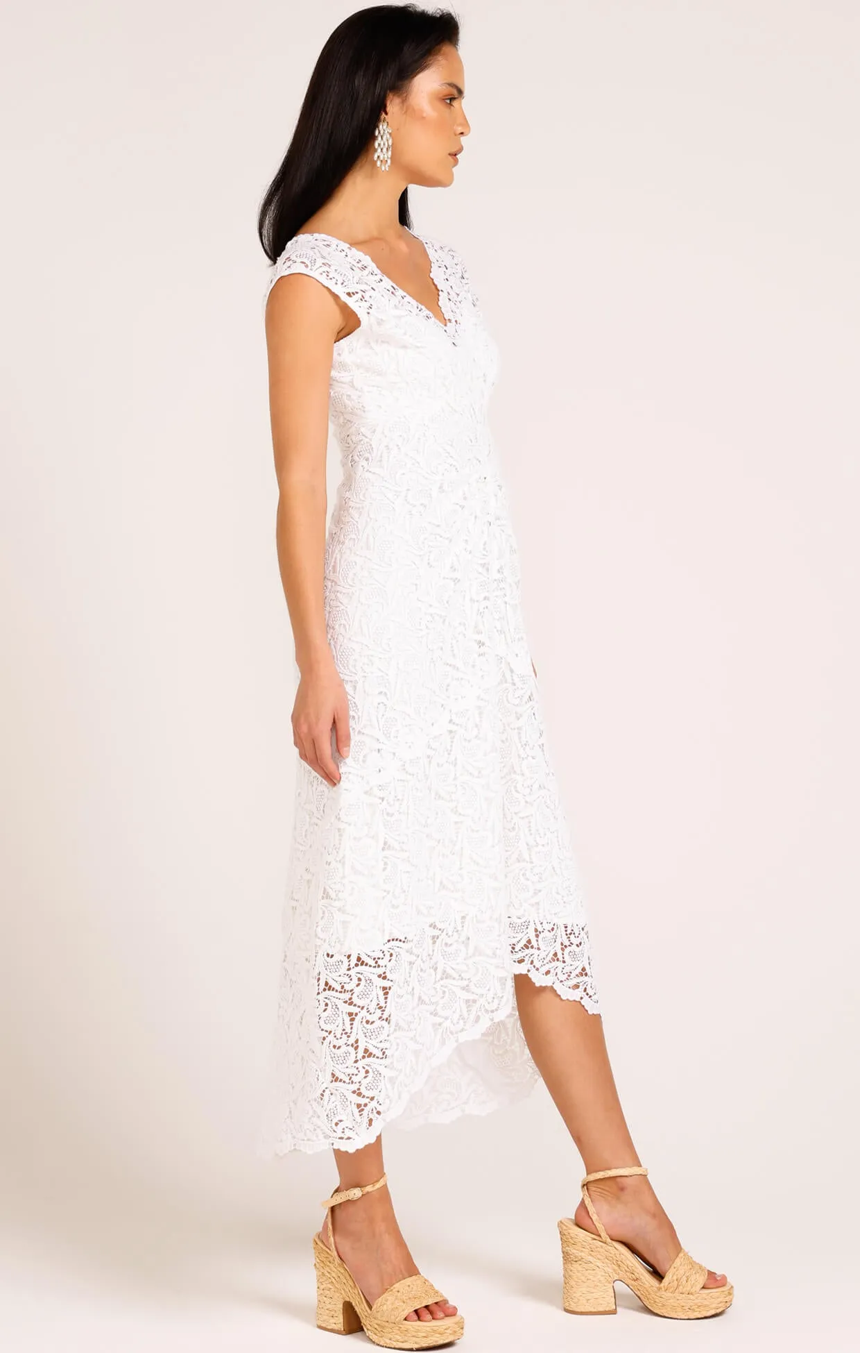 Don’t Be Light Dress - White Lace