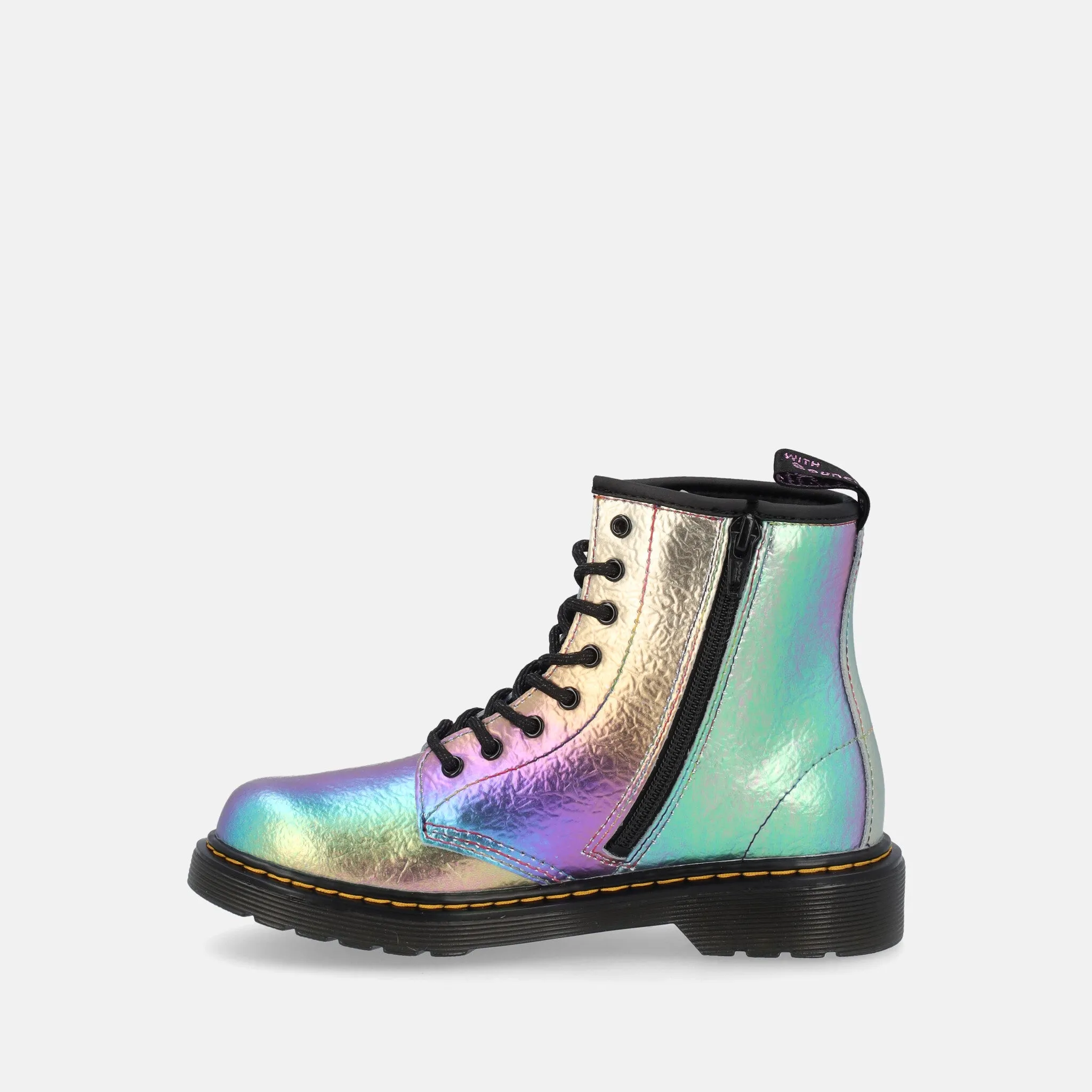 DR.MARTENS MULTI RAIMBOW CRINKLE