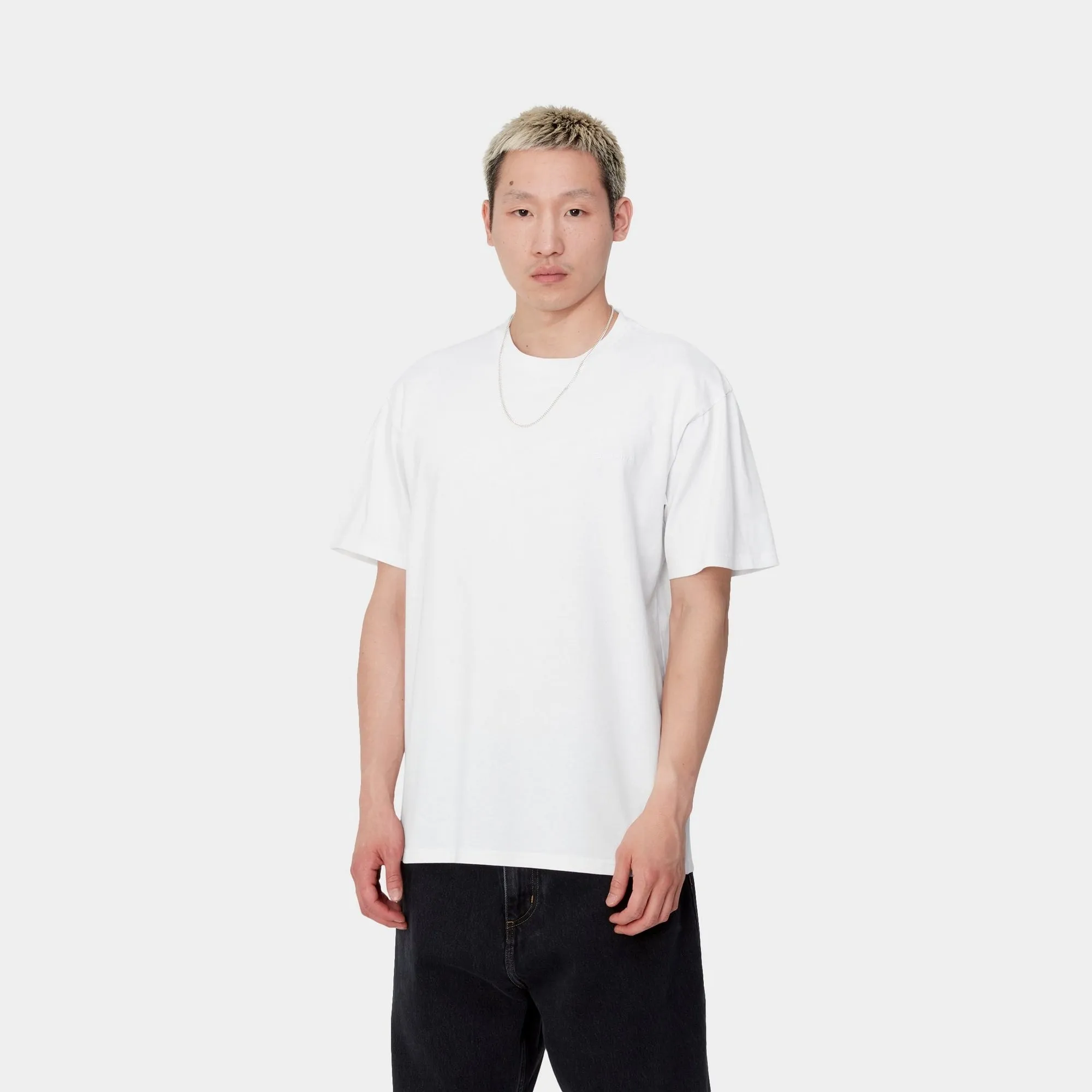 Duster Script T-Shirt | White