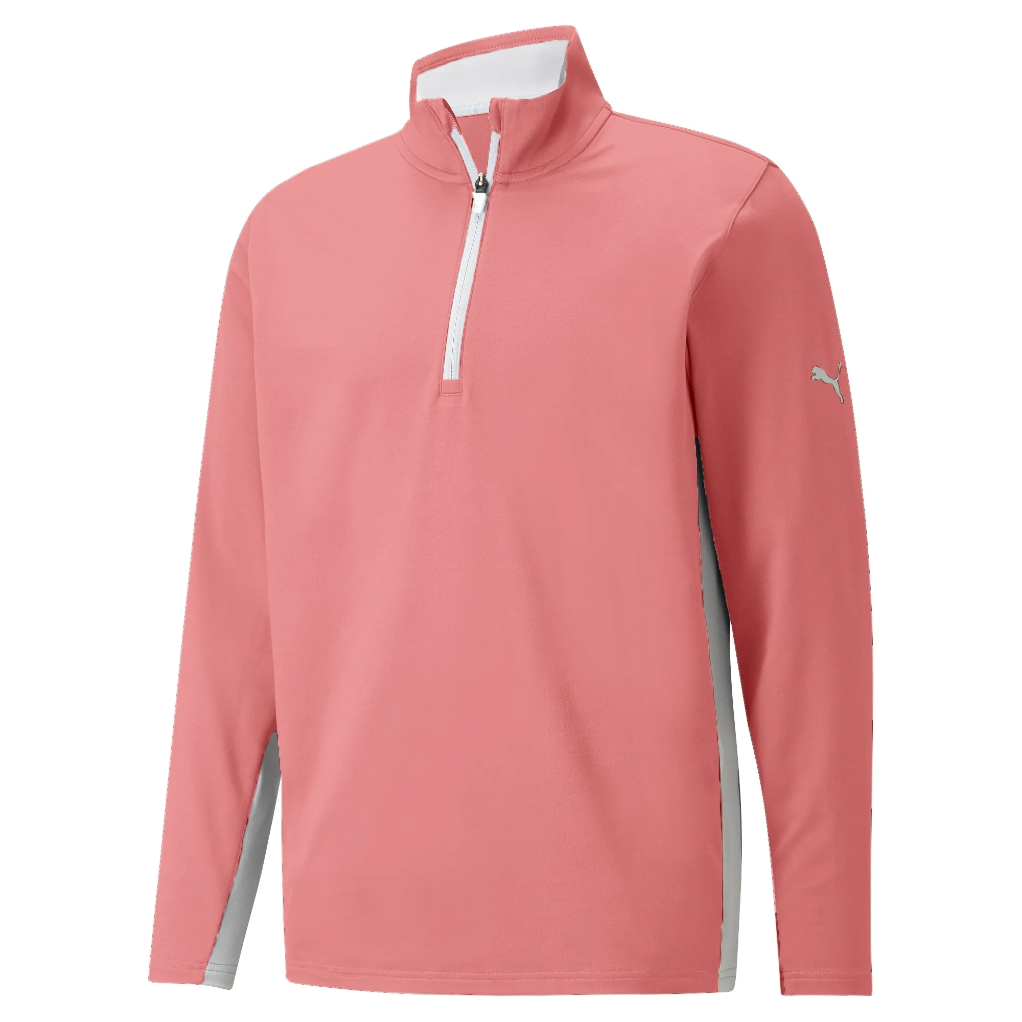 Gamer Golf 1/4 Zip | Melon Punch / Ash Gray