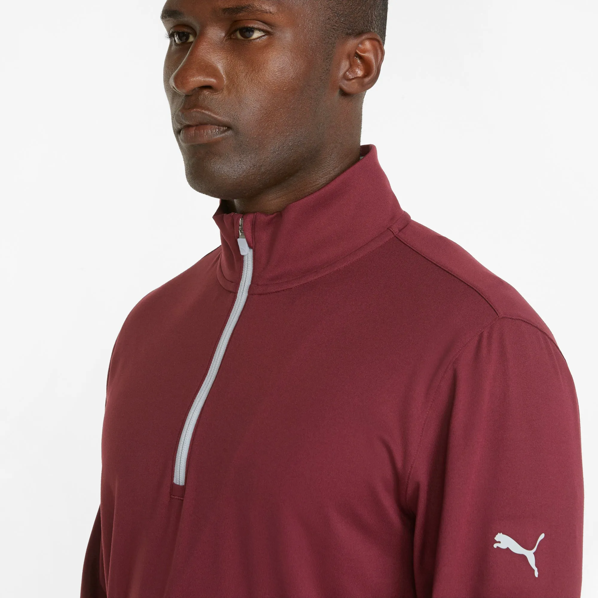 Gamer Golf 1/4 Zip | Zinfandel