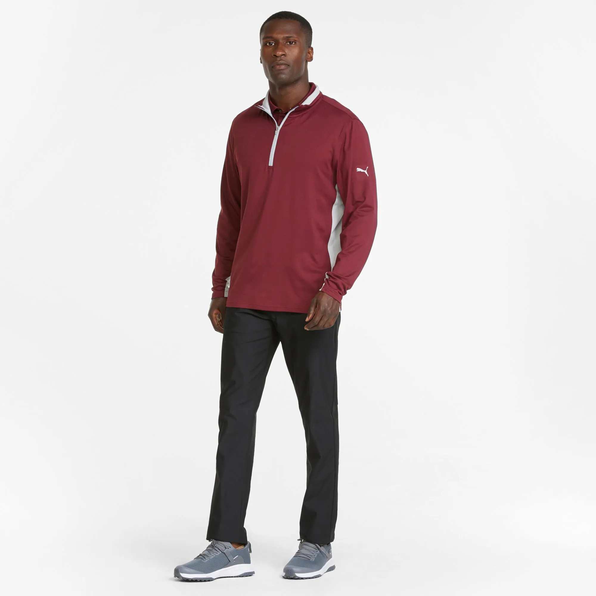 Gamer Golf 1/4 Zip | Zinfandel