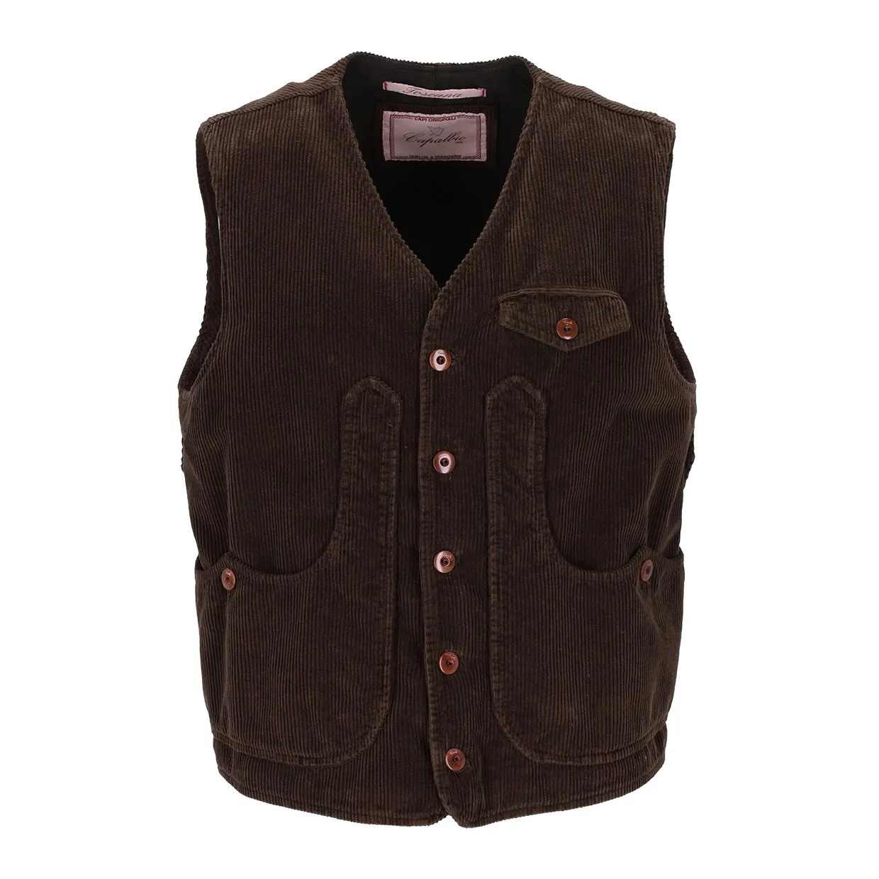 Gilet Capalbio Maremmano Marrone