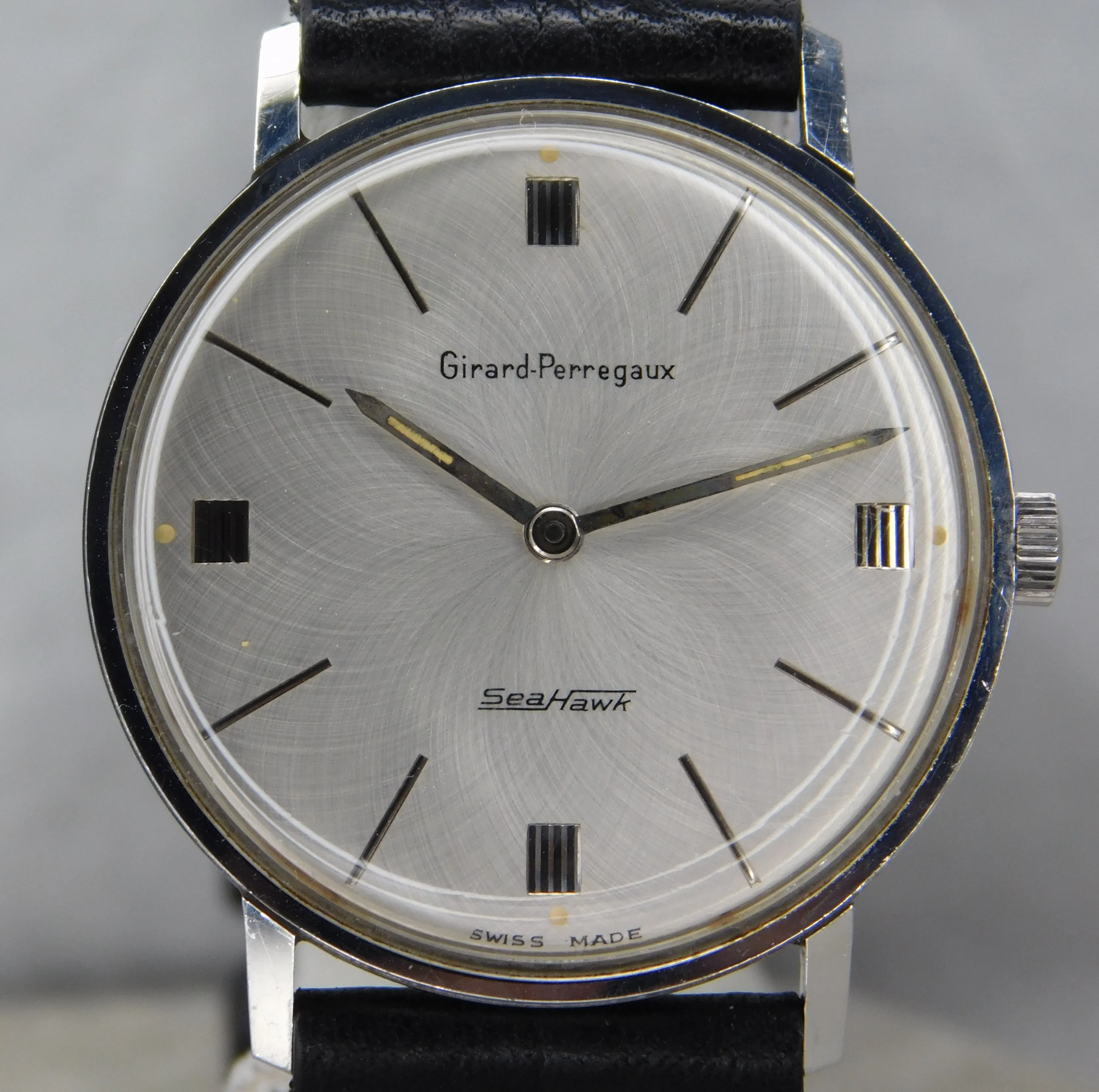 Girard Perregaux Sea Hawk Manual Wind Vintage 1960's Swiss Mens Watch....33mm