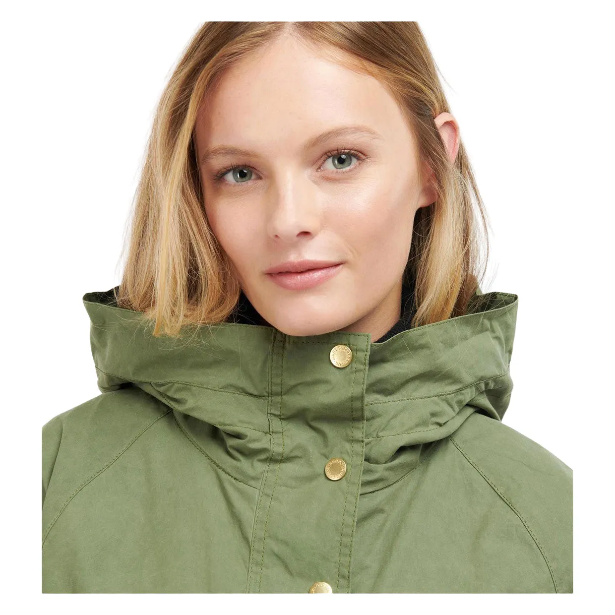 Giubbino Donna Barbour Nith Showerproof Verde