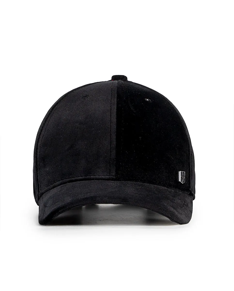 Gorra Popa Terciopelo Negro