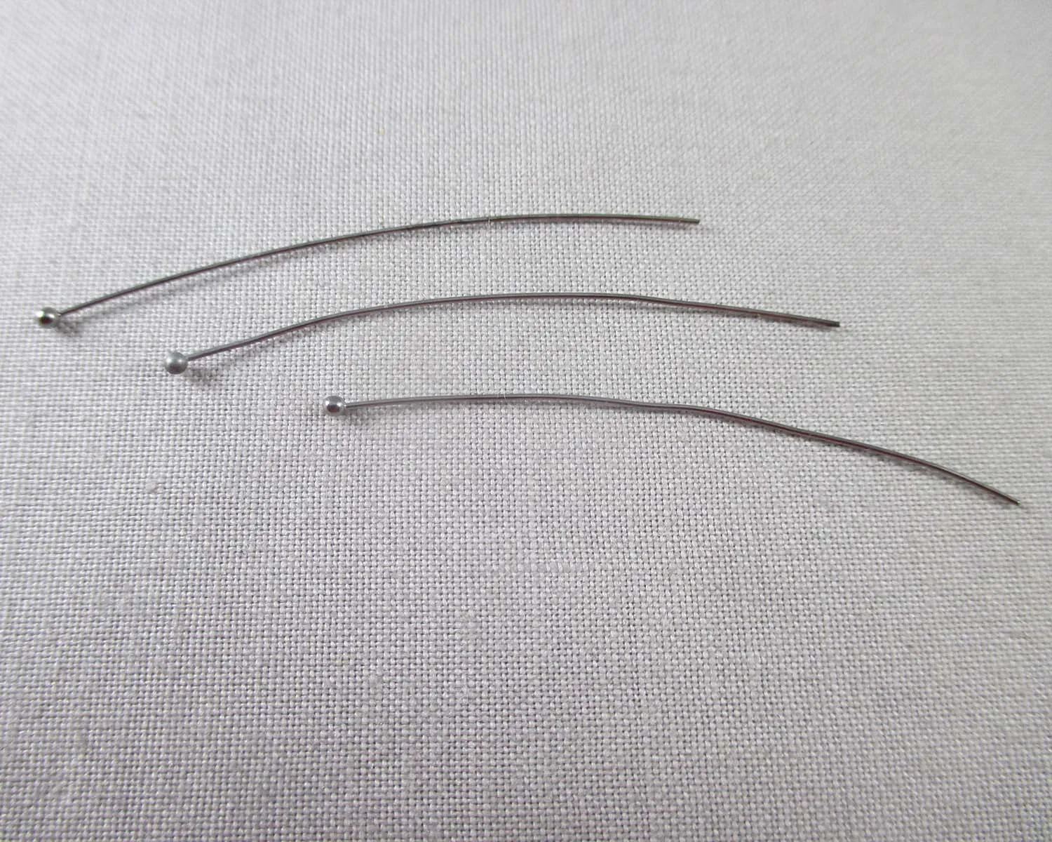 Gun Metal Head Pins 0.5x50mm 100pcs (2370)