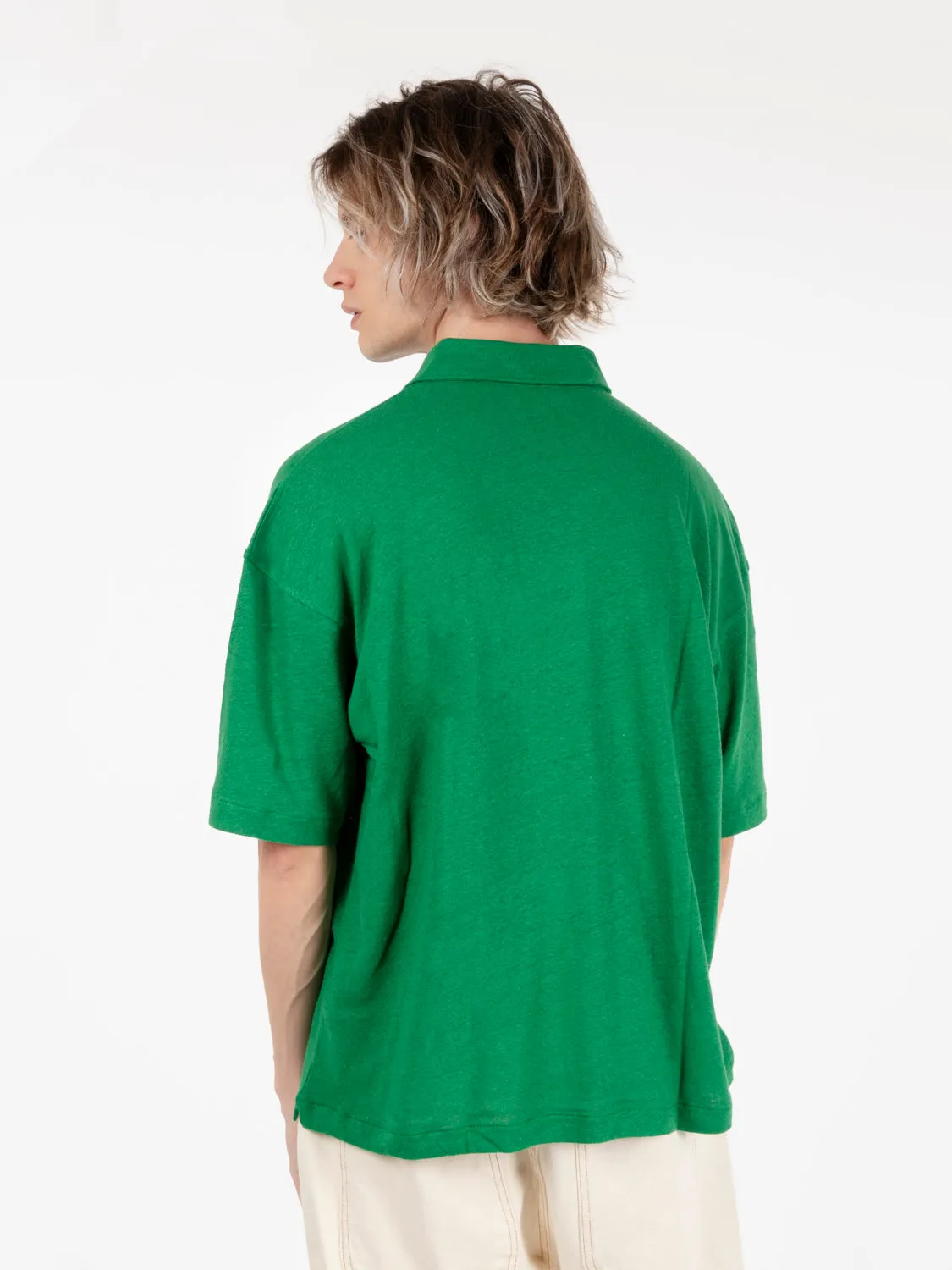 Ivy polo t-shirt green